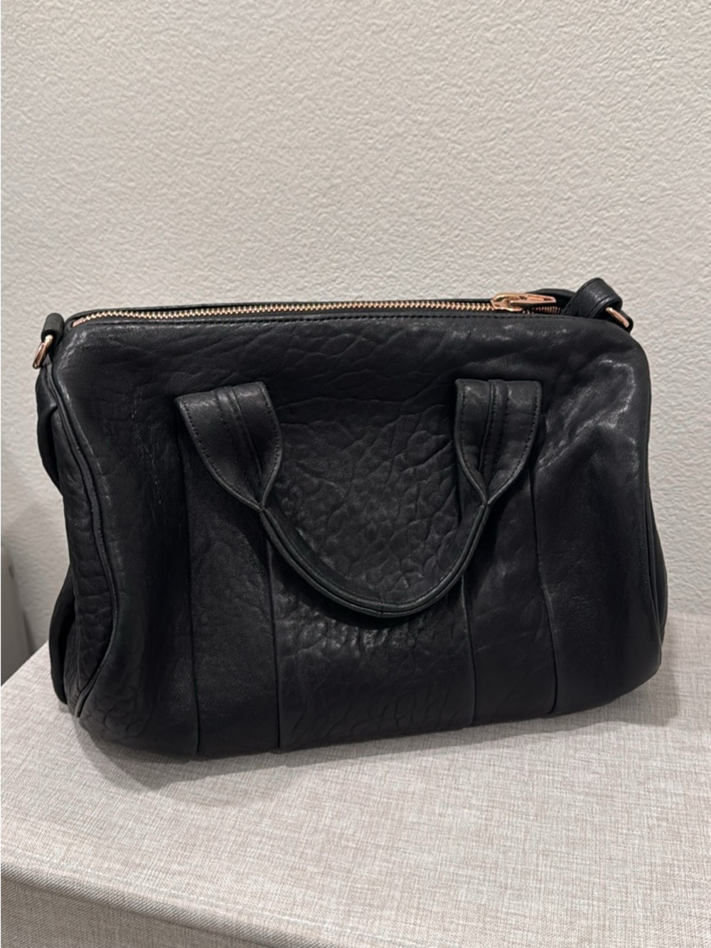 Alexander Wang Rocco Duffle Bag Rose Gold